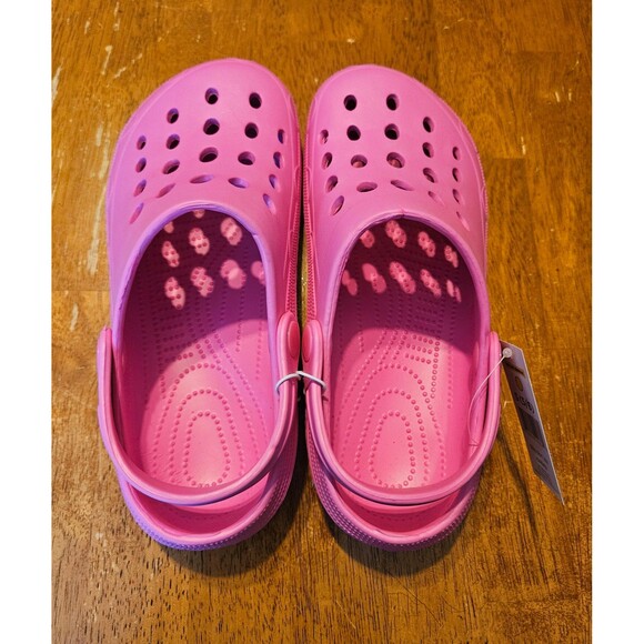 Pink Slip On Rubber Shoes Size 5/6 Crocs Style Sandals Watershoes New w/Tags - Picture 2 of 4